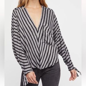 Free People Morning Striped Dolman